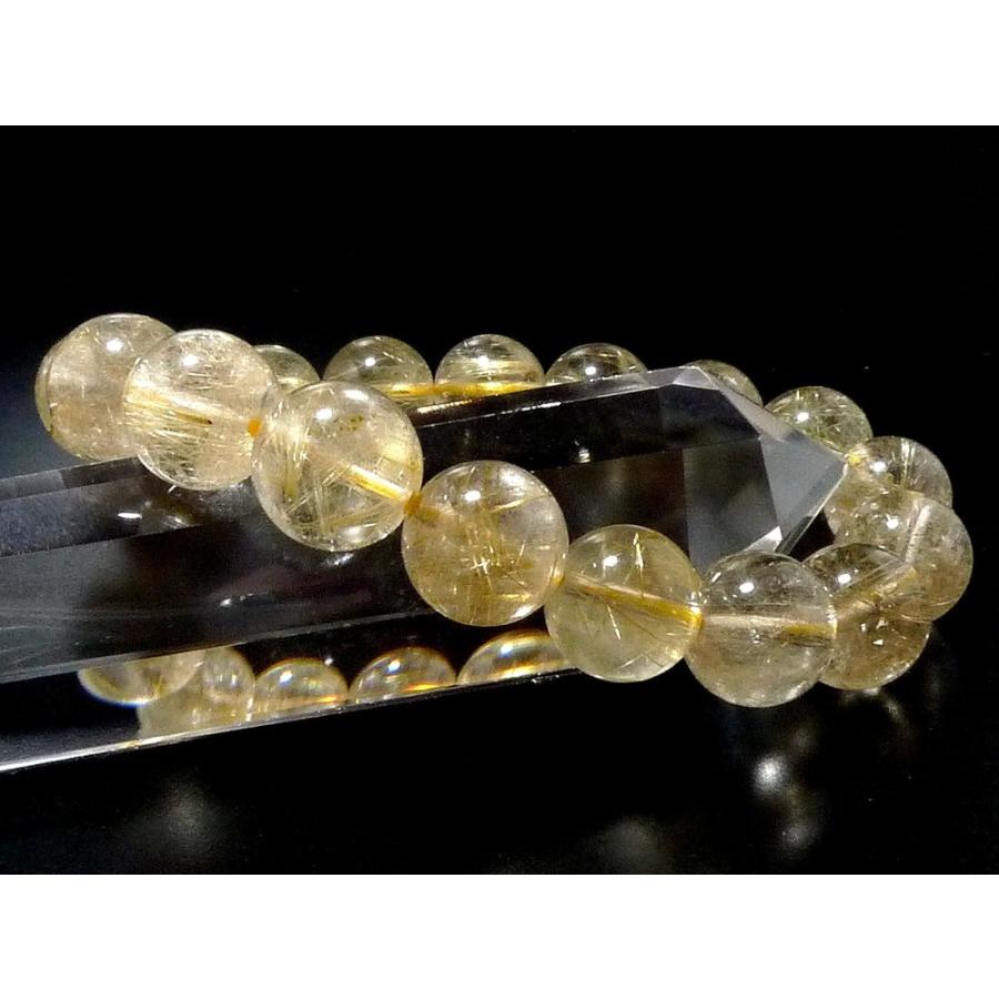 ゴールドルチルクォーツ ルチルクォーツ ブレスレット 10mm