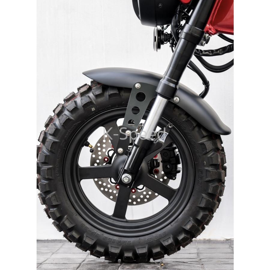 K-SPEED Diablo 新型DAX 125 DX014 ブラック フロントフェンダー