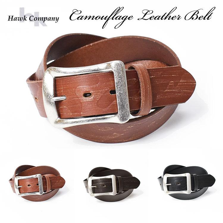 Hawk Company（ホークカンパニー） カモフラージュ 型押し レザー