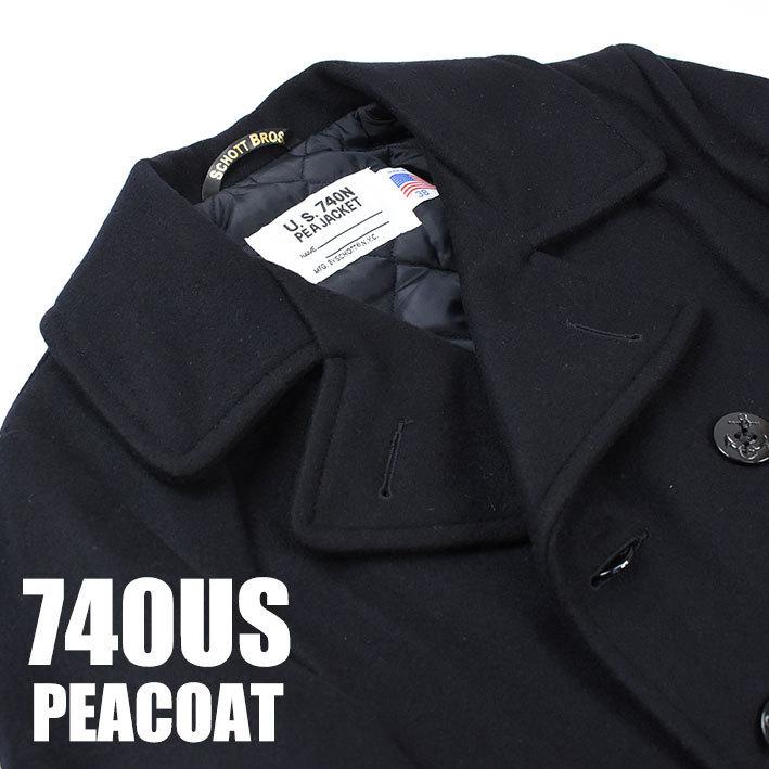 Schott N.Y.C（ショット） Schott 740US PEACOAT ピーコート ウール