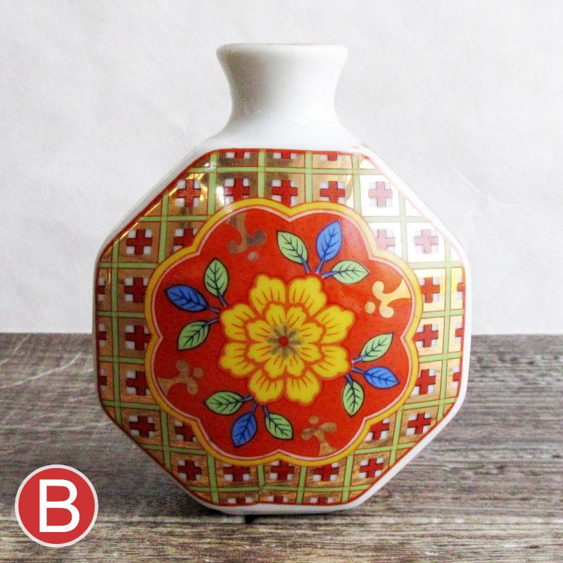 一輪挿し 在庫限り 8角 花瓶 フラワーベース 高さ10cm おしゃれ