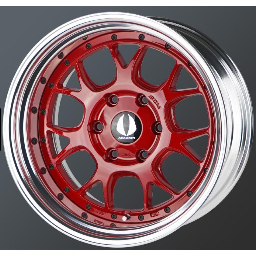 エイムゲイン(AIMGAIN) G2M レッド 20インチ 【厳選輸入225/35R20