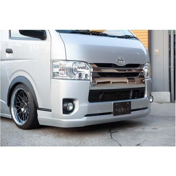 TSDスタイル フロントスポイラー【タイプ2】 未塗装 200系ハイエース4