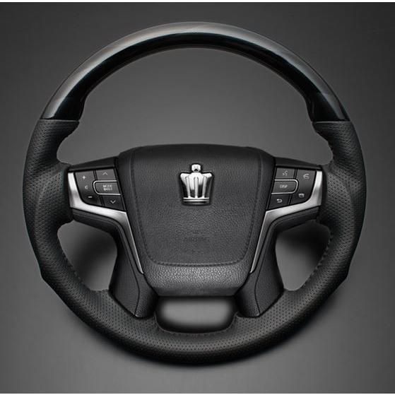 フェガーリ 最高級本木目ウッド＆レザーステアリング 210系クラウン