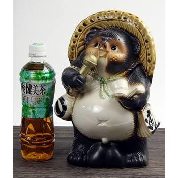 信楽焼 狸 陶器 たぬき タヌキ 開運 厄除け マイク 商売繁盛 新築祝