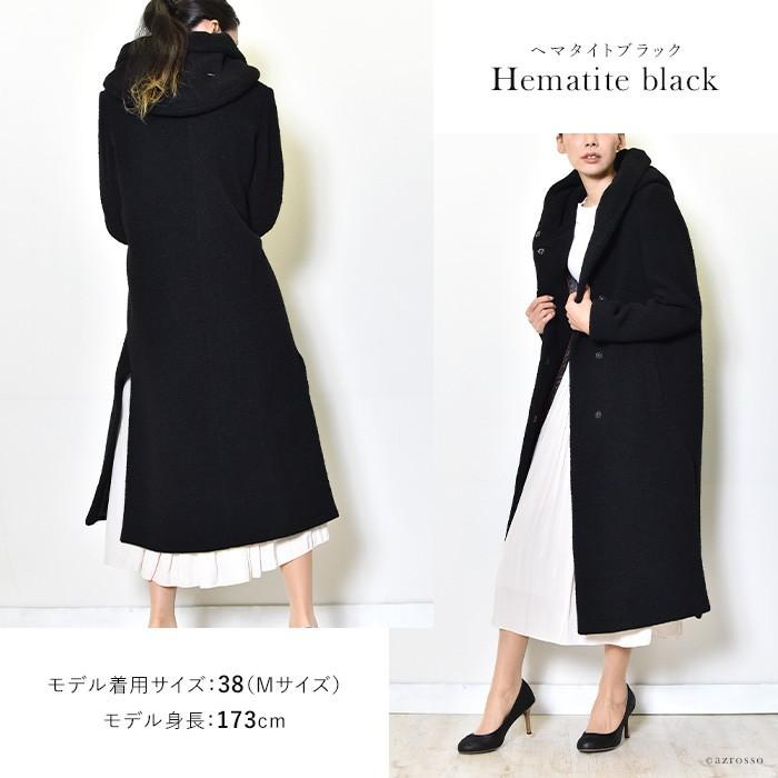 LENER（レネール） ロングコート レディース ロング丈 冬 フード 付き