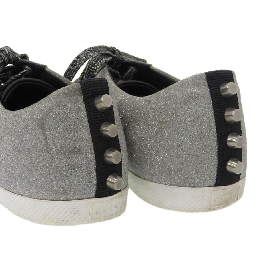 ウェビング グッチ GUCCI グリッター ウェブ スタッズ スニーカー ラメ