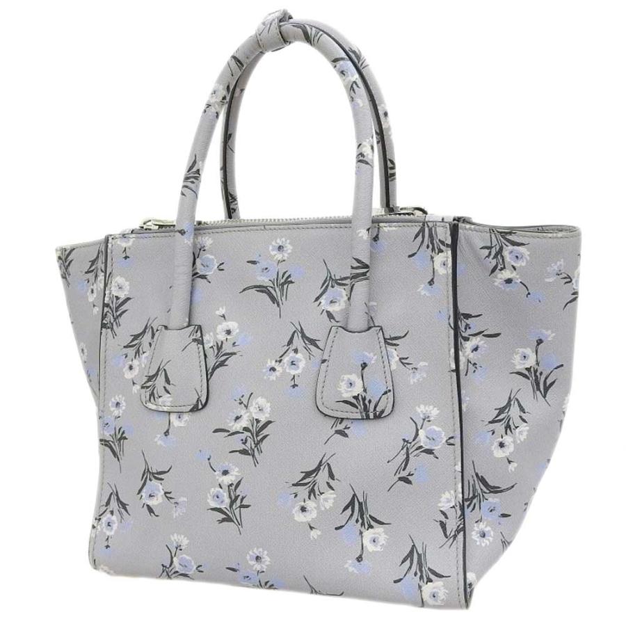 PRADA（プラダ） 花柄 フラワー 2WAY ハンドバッグ グレー B2625P 春