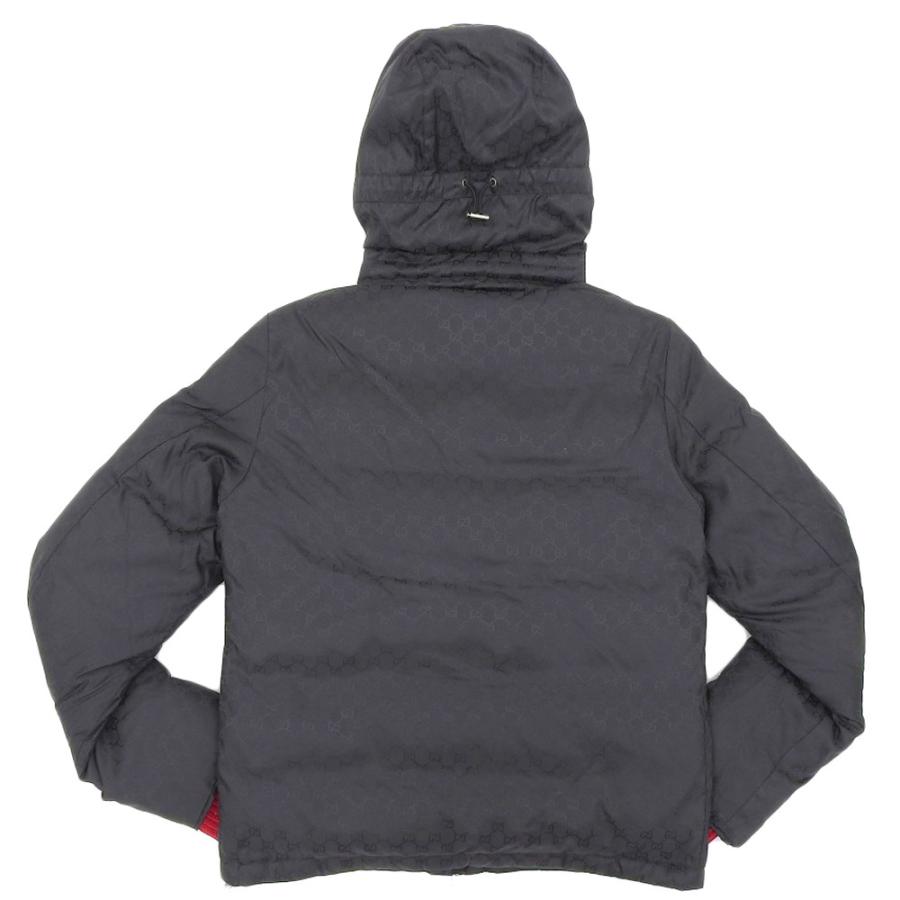 GUCCI（グッチ） GUCCI GG柄フード ワッペン エンブレム ダウン