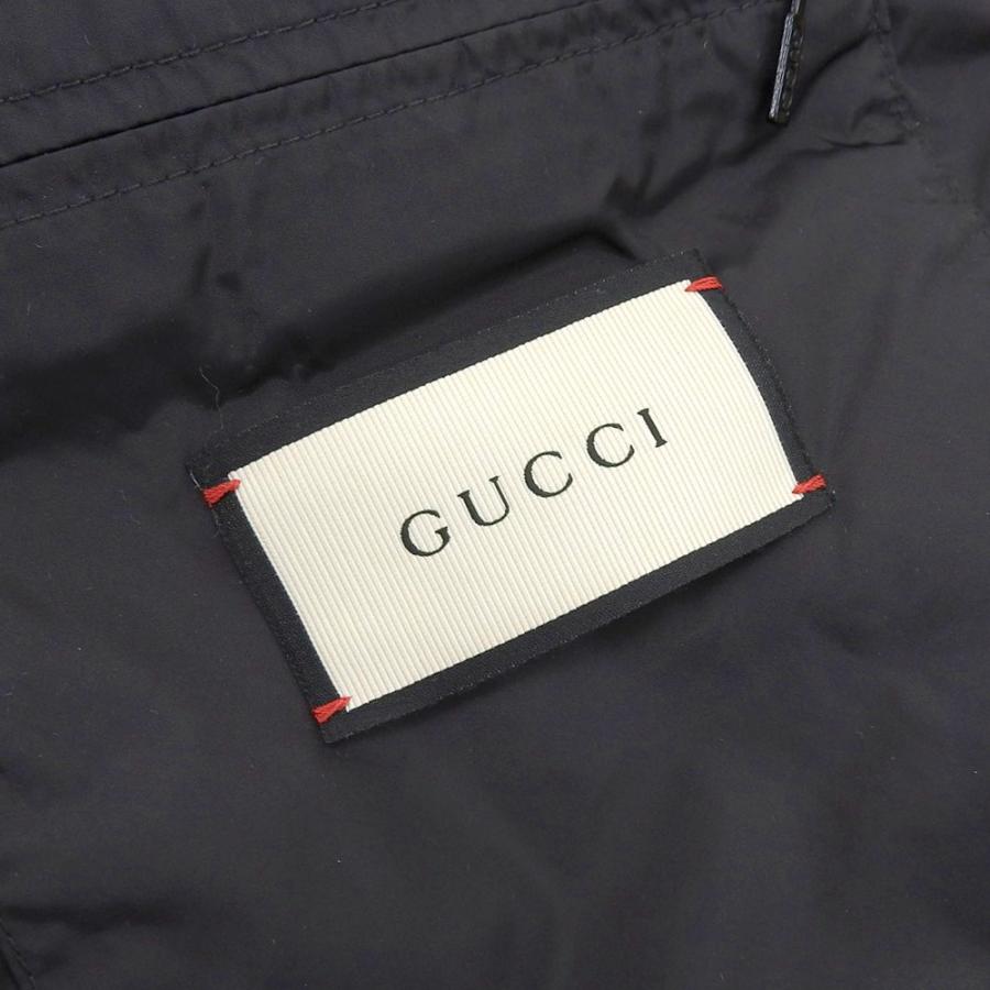 GUCCI（グッチ） GUCCI GG柄フード ワッペン エンブレム ダウン