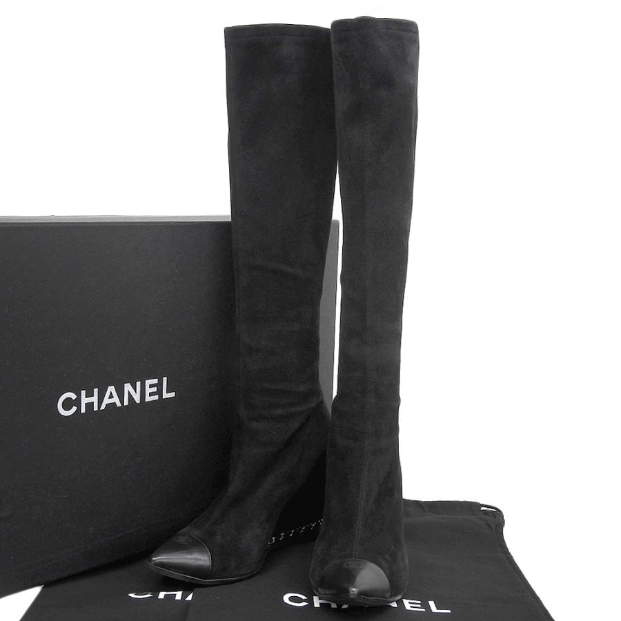 CHANEL（シャネル） ロングブーツ G29529 Y15326 38C 約24.0cm