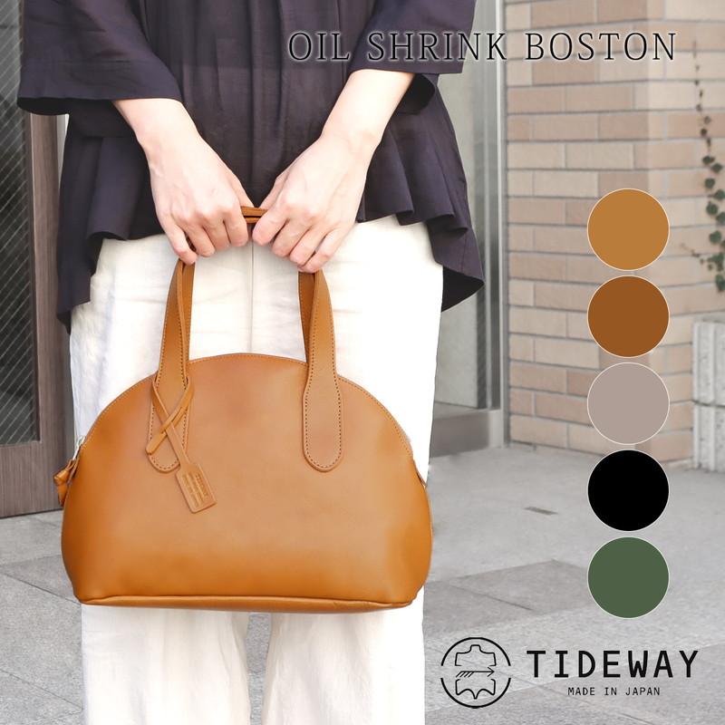 TIDEWAY（タイドウェイ） ハンドバッグ レディース ミニ ボストン 本革