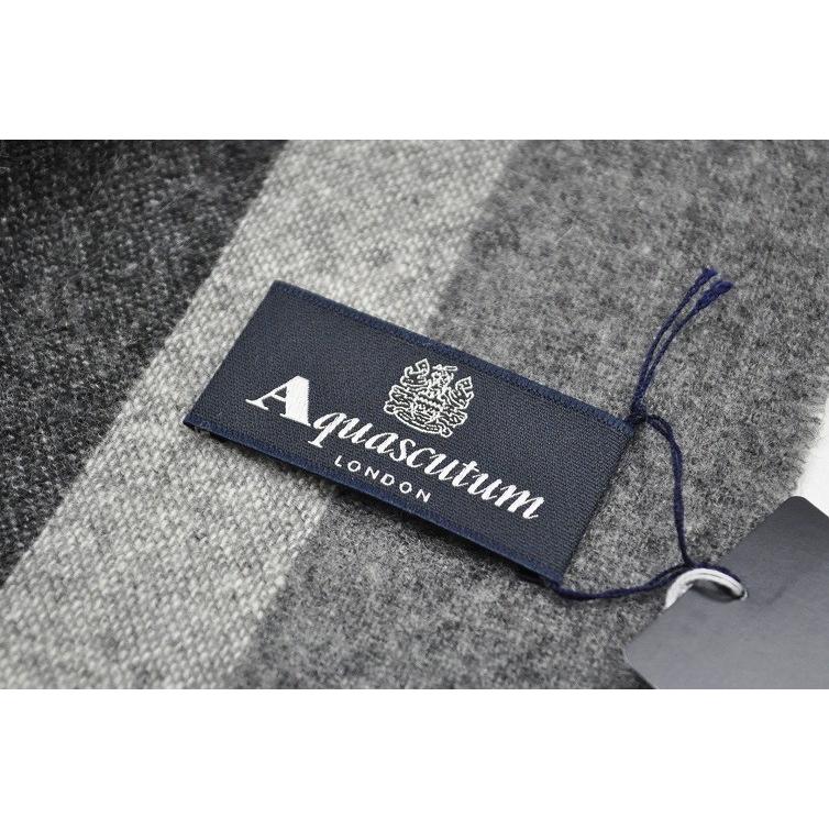 Aquascutum（アクアスキュータム） カシミヤ100％ チェック柄 マフラー