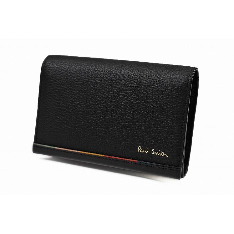 Paul Smith（ポール・スミス） 名刺入れ メンズ 黒 50代 40代 30代 20