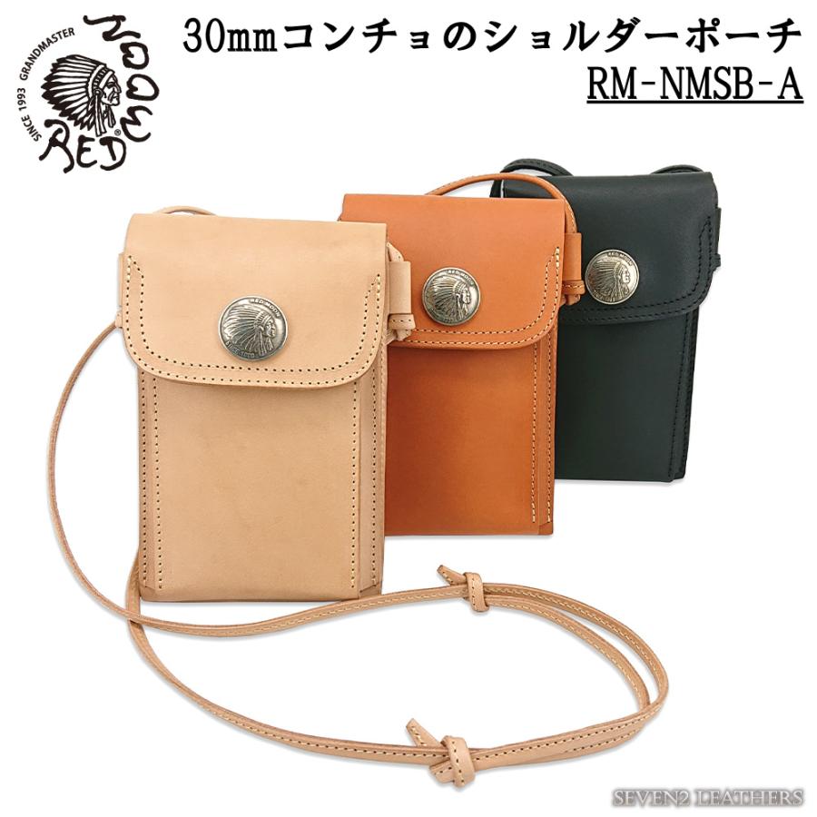 REDMOON（レッドムーン） レザーポーチ スマホショルダー ミニ