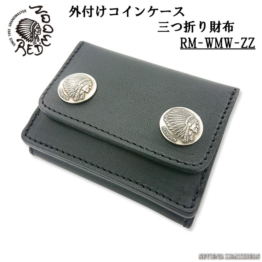 REDMOON（レッドムーン） 財布 三つ折り 外付け コインケース ZETT