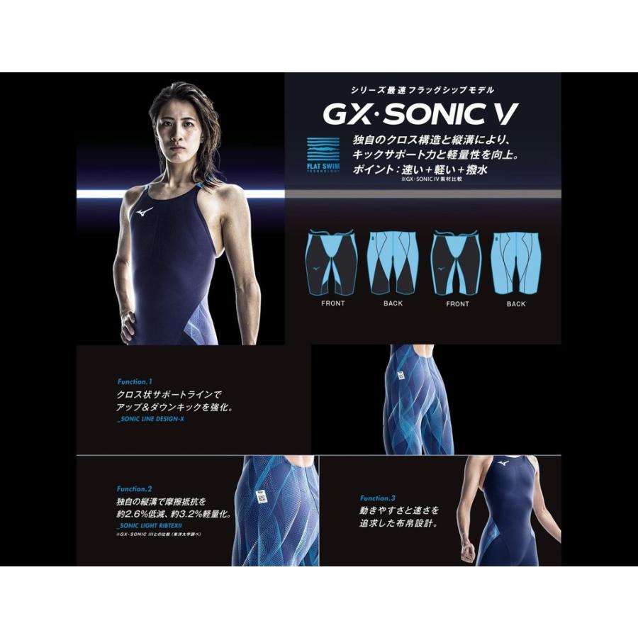 MIZUNO（ミズノ） ハーフスパッツ GX・SONIC V MR (FINA承認ラベル付