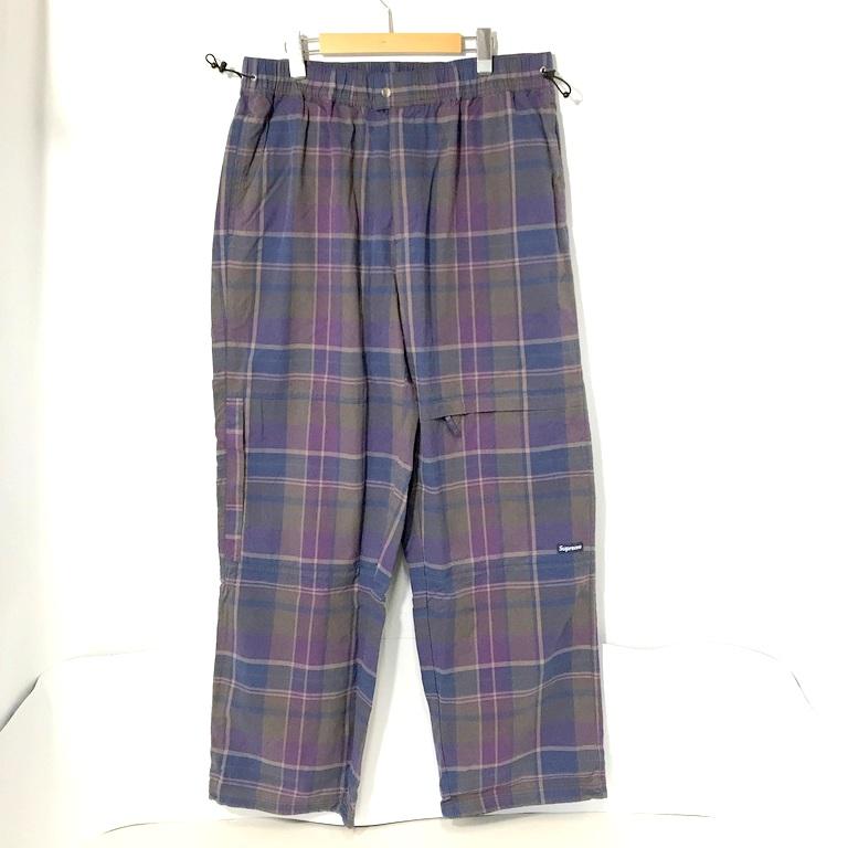 Supreme（シュプリーム） シンチパンツ Cotton Cinch Pants チェック柄