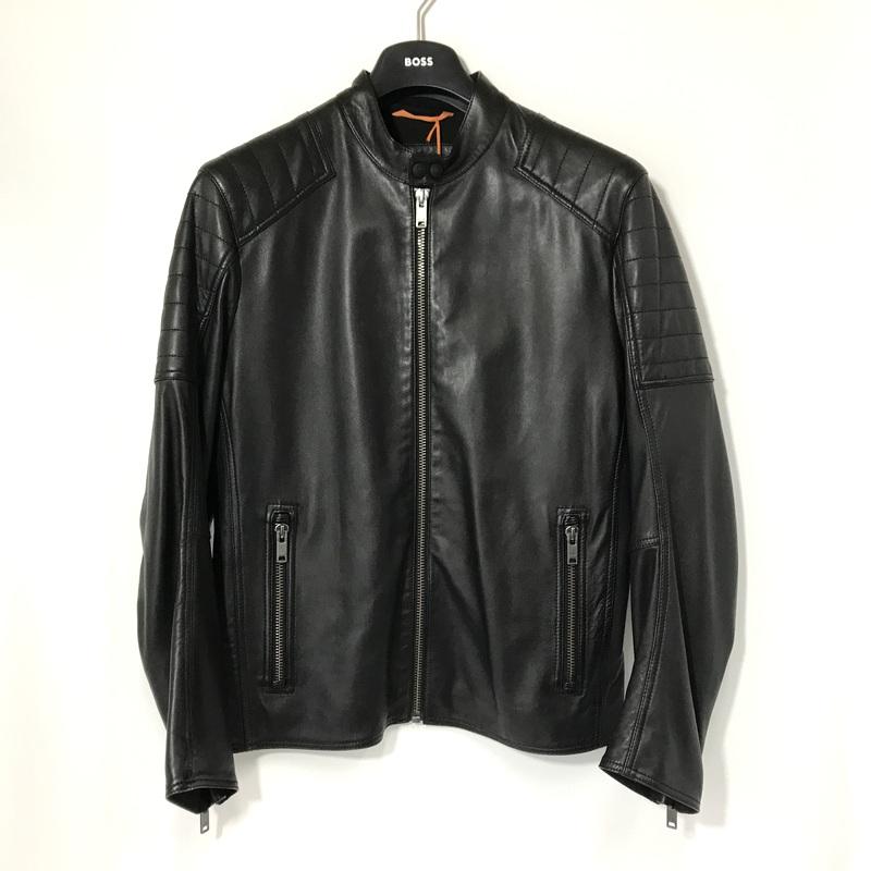 HUGO BOSS（ヒューゴ・ボス） レザージャケット 革ジャン ラムレザー