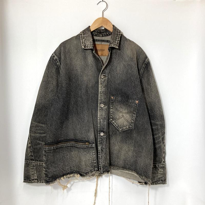 doublet（ダブレット） デニムジャケット 25SS USED FINISH DENIM