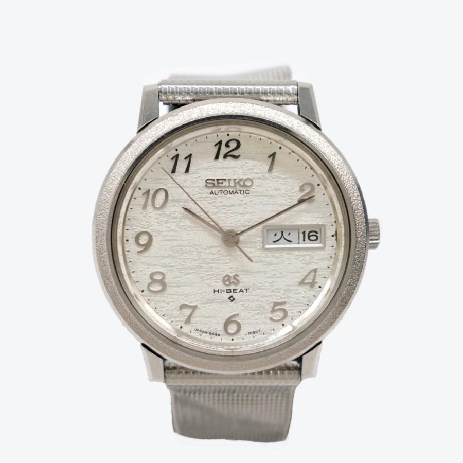 SEIKO セイコー GS グランドセイコー ハイビート 自動巻 シルバー 日付
