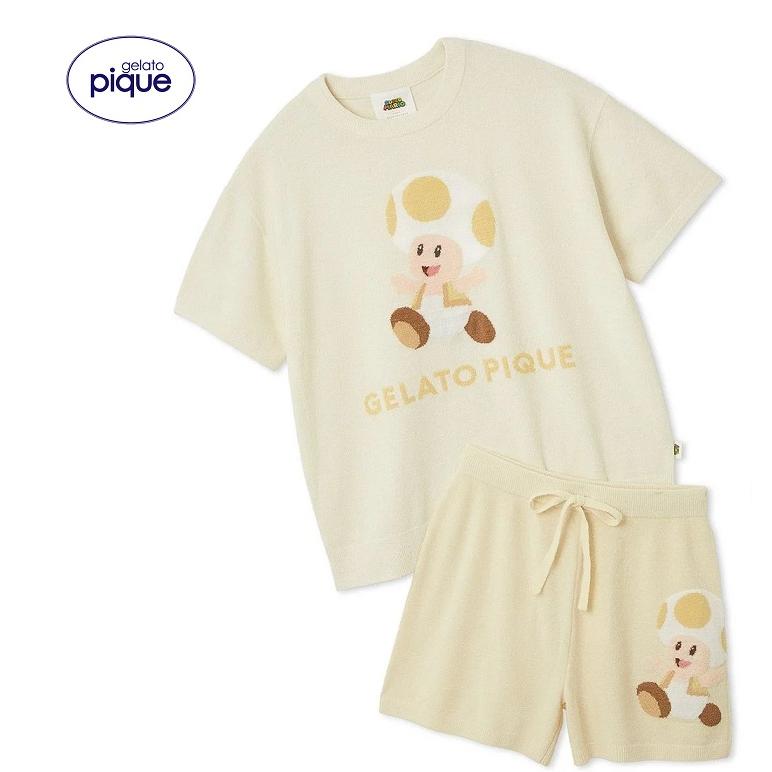 gelato pique（ジェラートピケ） 【新品】【即納】【YEL キノピオ