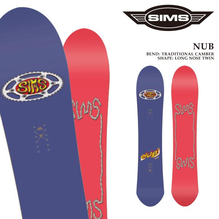 SIMS 日本正規品 スノーボード 板 シムス SIMS NUB ナブ メンズ