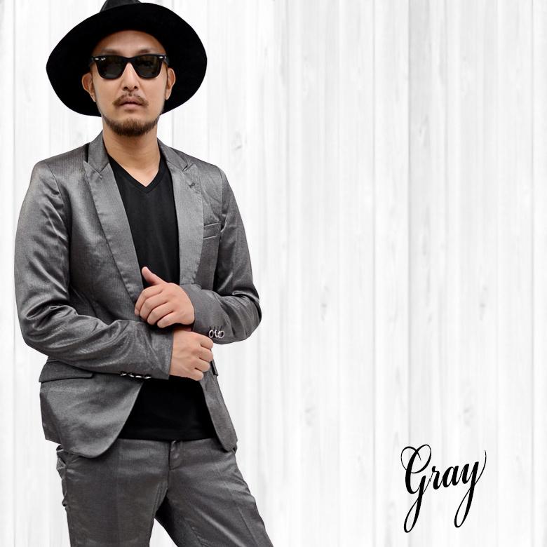 閉店セール】スーツ メンズ スーツセットアップ 上下セット ホスト系