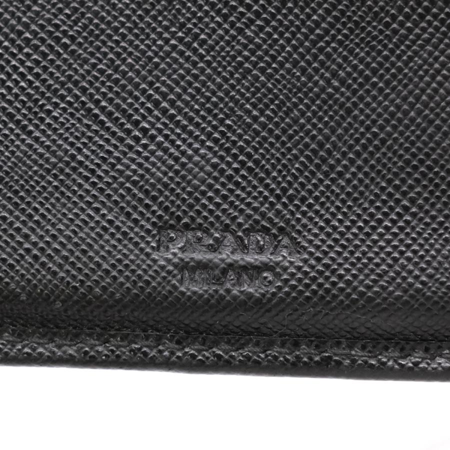 PRADA（プラダ） 二つ折り財布 2M0738 財布 ブラック 黒 メンズ 小銭