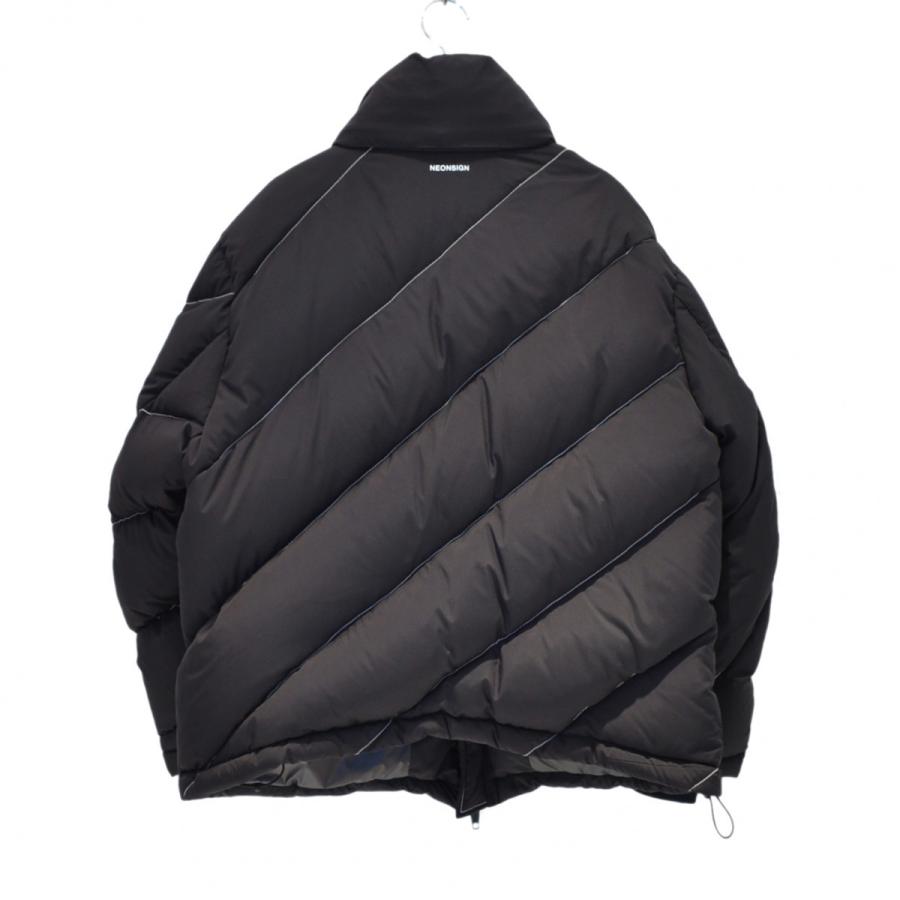 NEON SIGN(ネオンサイン) / REGIMENTAL DOWN JACKET(BLACK) : Proof Of