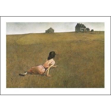 アートポスター- クリスティーナの世界 281×358mm ワイエス -おしゃれ