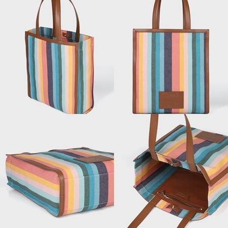Paul Smith（ポール・スミス） トートバッグ アーティストストライプ