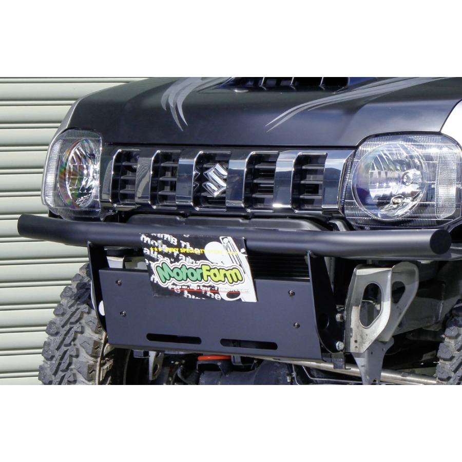 FARMバンパー スチール曲げタイプ フロント用 JB23 : モーターファーム