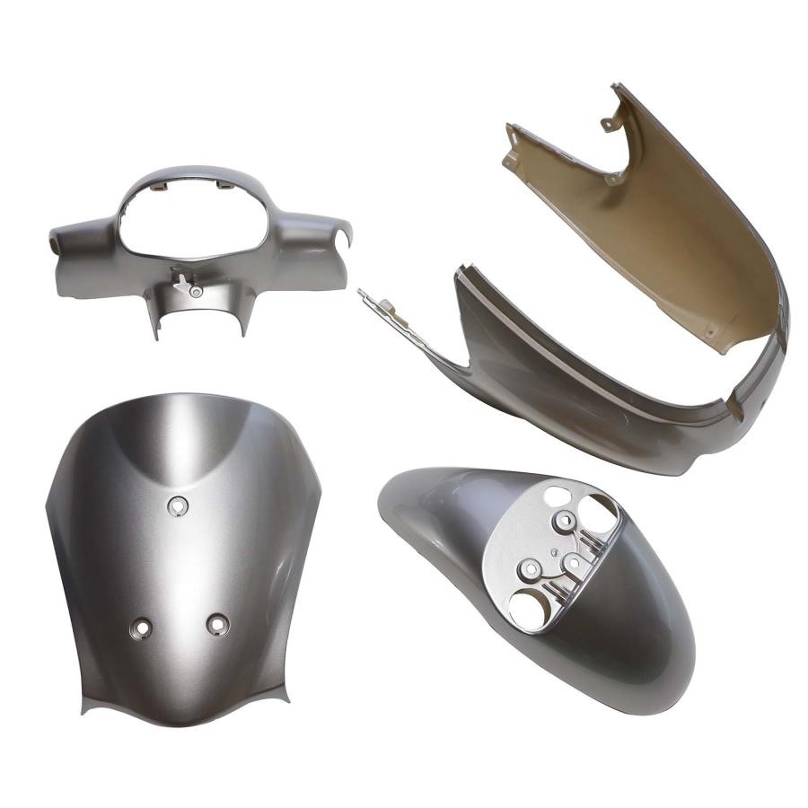 スズキ レッツ4 CA41A/CA45A/CA46A 外装 4点 カウル セット ハイテック