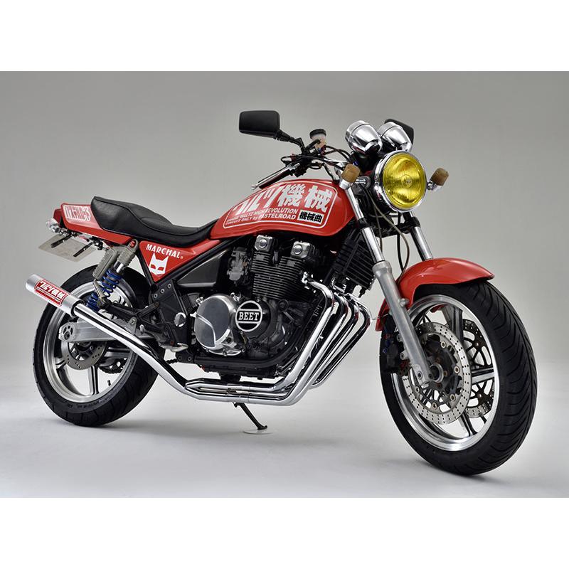 □ワルツ機械曲マフラー□ ゼファー400 メッキアウタータイプ 【送料