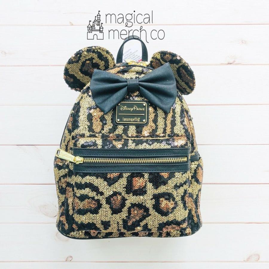 ラウンジフライ Loungefly ディズニー ミニーマウス ヒョウ