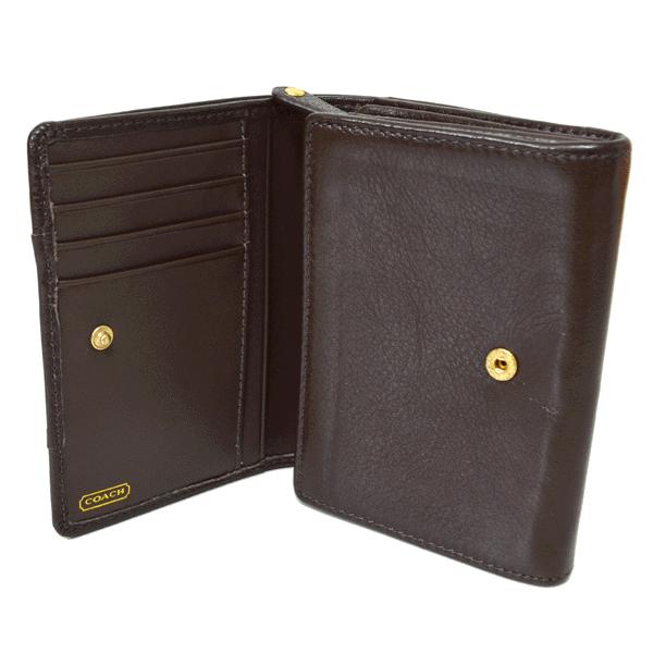 COACH（コーチ） 財布 マディソン レザー ミディアム フラップ 二