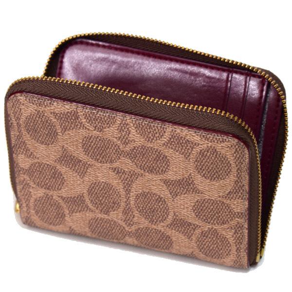COACH（コーチ） 財布 コーティングキャンバス レザー シグネチャー