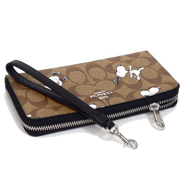 COACH（コーチ） 長財布 コーティングキャンバス スムースレザー