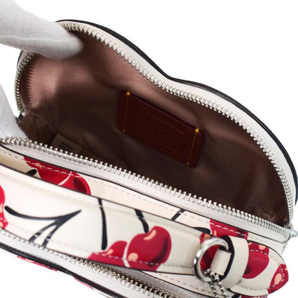 COACH（コーチ） バッグ レザー さくらんぼ ハート チェリー ダブル