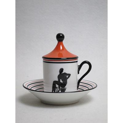 Richard Ginori（リチャードジノリ） ジオポンティ 蓋付きデミタス