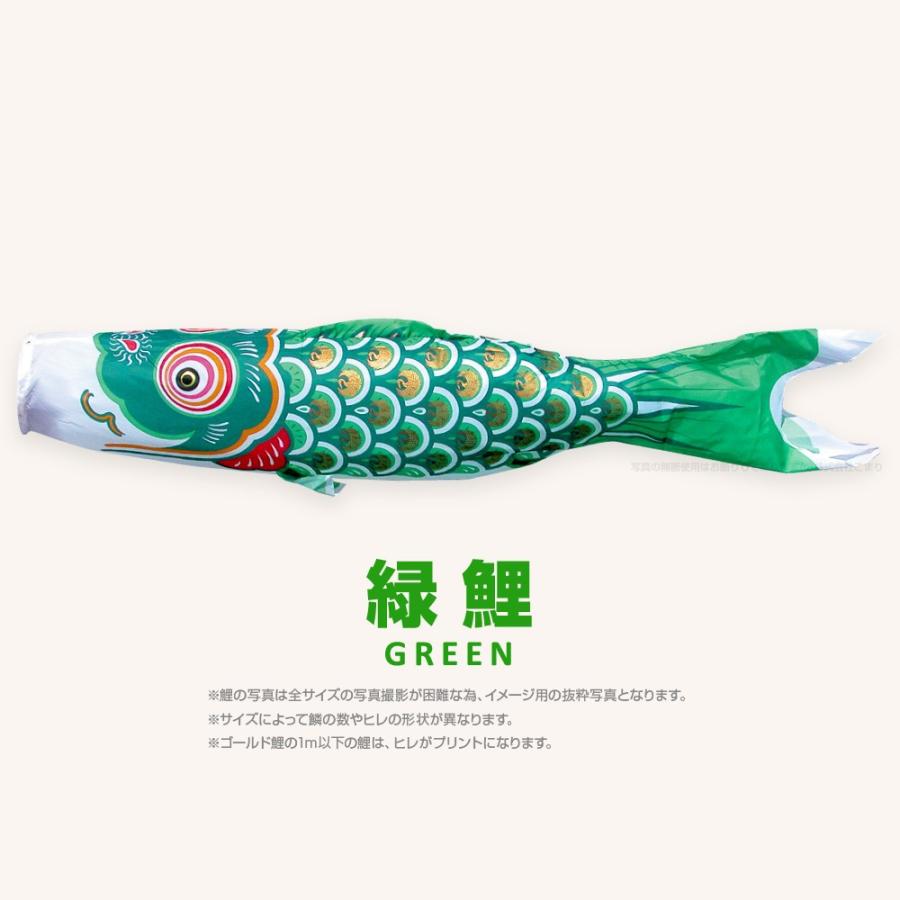 こいのぼり 単品 ゴールド鯉 5m 単品鯉 黒 赤 青 緑 橙 : 節句&ギフト