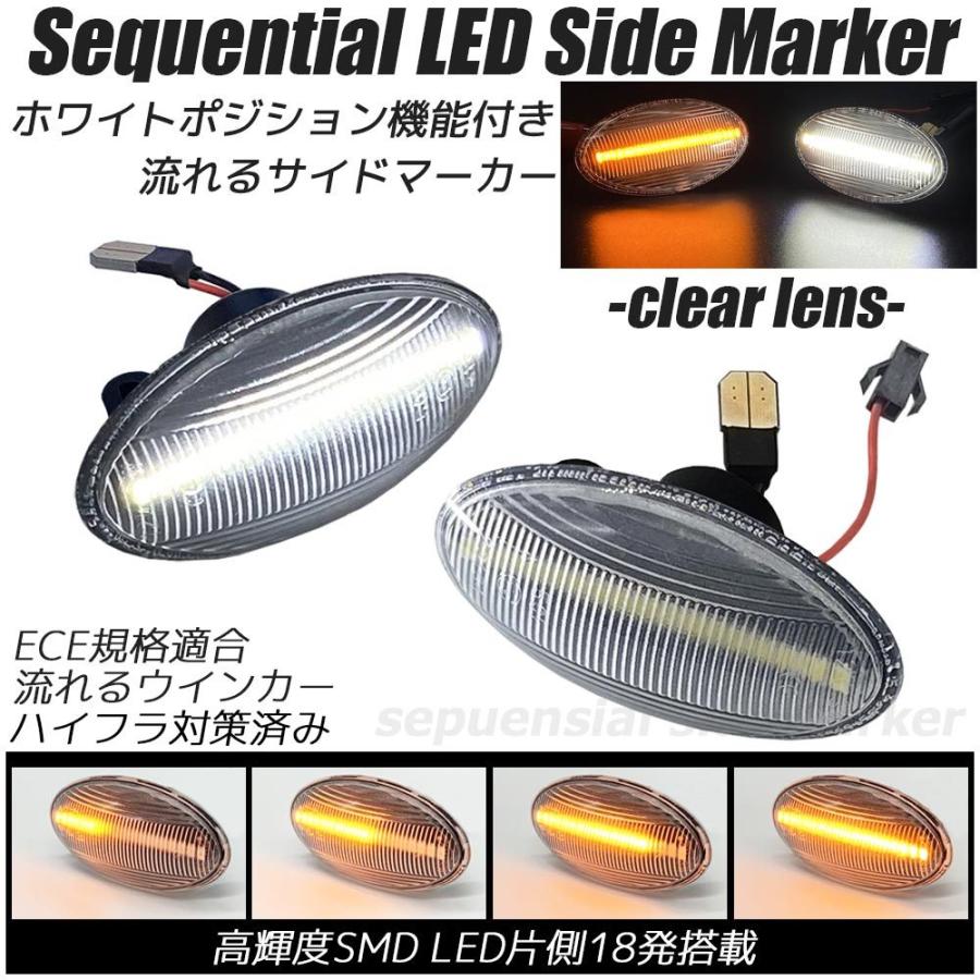 スズキ（SUZUKI） LED シーケンシャル サイドマーカー クリアレンズ