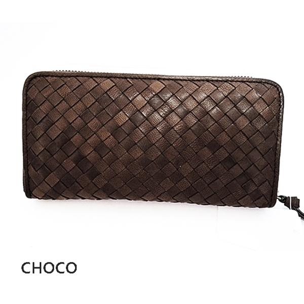 馬革 ポニーメッシュ 長財布 PONY LEATHER ポニーレザー 財布 ラウンド