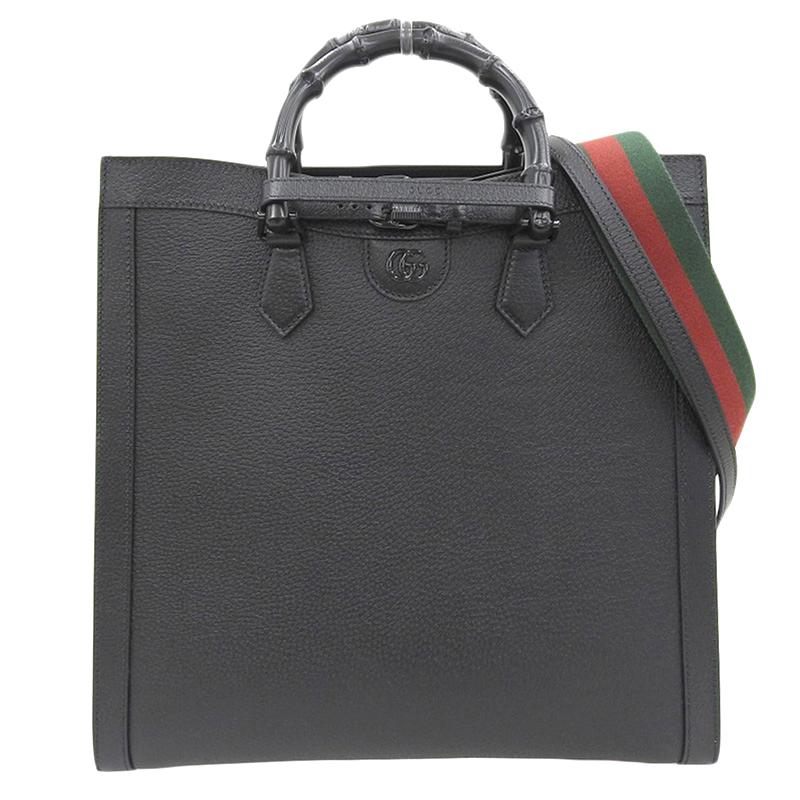 バンブー グッチ GUCCI ダイアナ ラージ 2WAYバッグ トートバッグ