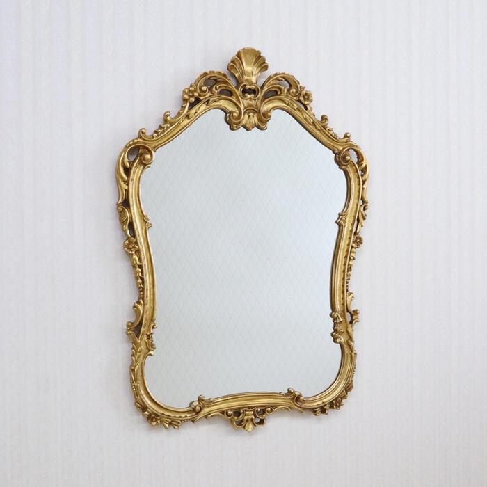 イタリア製 ウォールミラー ゴールド アンティーク クラシック ミラー