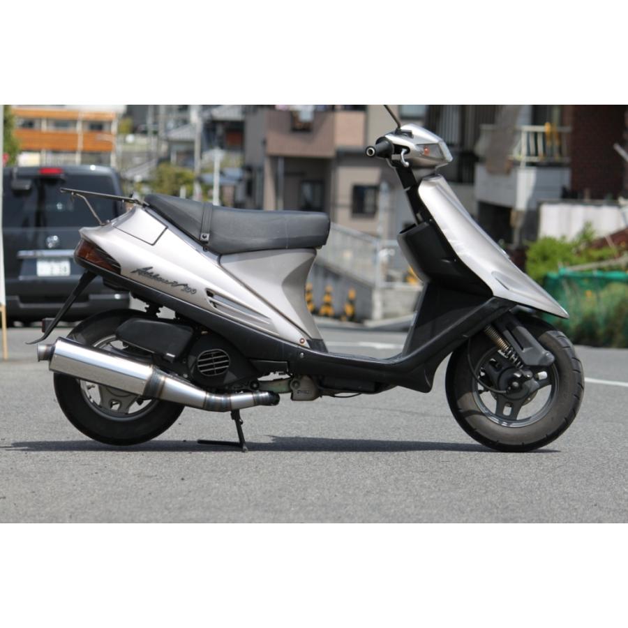 rb-works製☆新品☆アドレスV100☆スポーツマフラー☆消音 静か