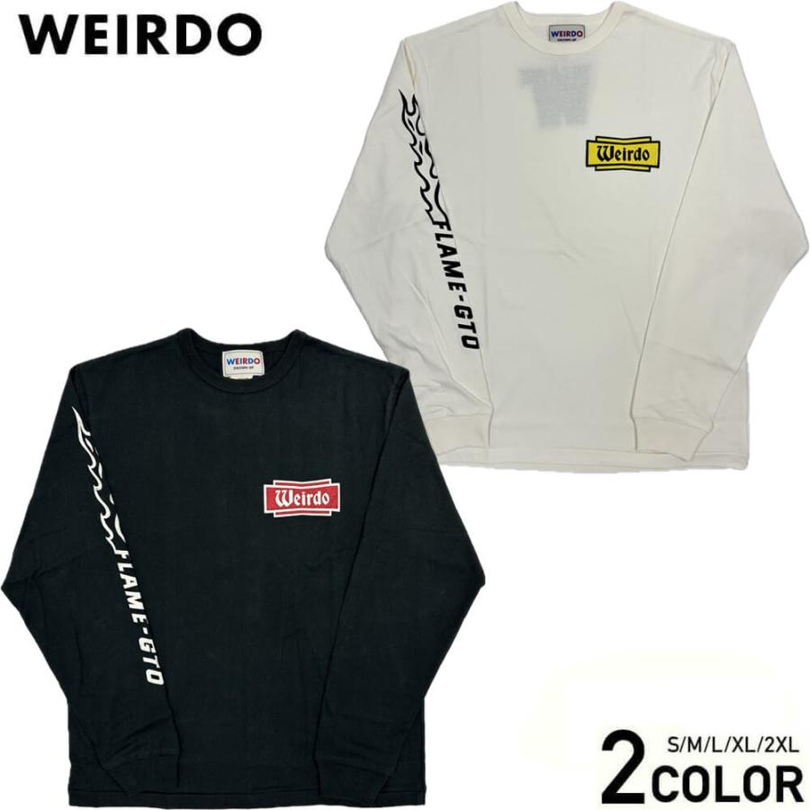 WEIRDO（ウィアード） クルーネック 長袖 Tシャツ ロンT メンズ WEIRDO