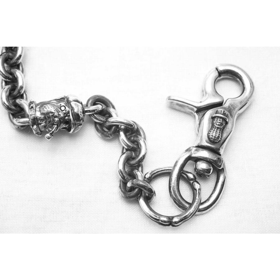 PEANUTS＆CO PEANUTS & CO. BULL WALLET CHAIN (SILVER×DIAMOND