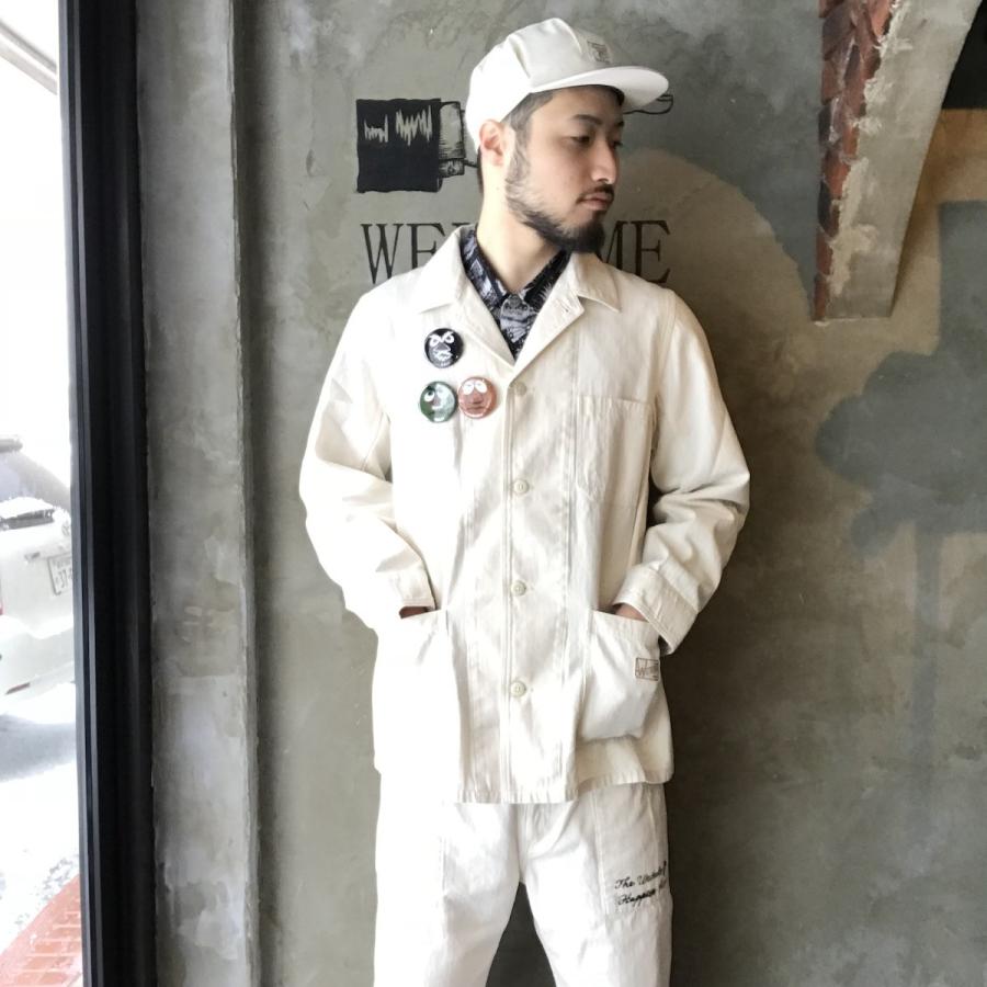 WEIRDO（ウィアード） WEIRDO WOOVER - COAT (IVORY) ワークコート